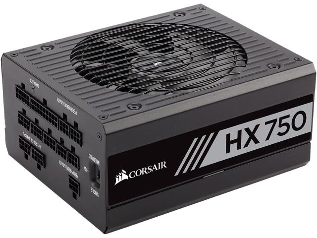 Corsair Hx750 (CP-9020137-NA) 750 Watt 80 PLUS&#174; Platinum Certified Fully Modular PSU _919KT